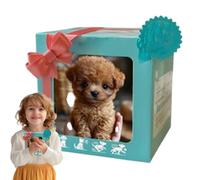 Mon Chiot Robot réaliste, Jouet de Chiot robotique interactif avec Marche réaliste, aboiement, robotdog Qui agit comme Un Vrai Chien, des Jouets en Peluche pour Les fêtes et Le Cadeau d'anniversaire