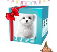 Mon Chiot Robot réaliste, Jouets électroniques interactifs en Peluche, Chien Shaggy Waggy, Jouet pour Chien Qui Marche et aboie, pour Adultes et Enfants C