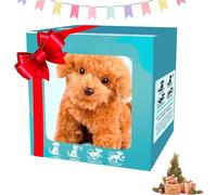 Mon Chiot Robot réaliste, Jouets électroniques interactifs en Peluche, Chien Shaggy Waggy, Jouet pour Chien Qui Marche et aboie, pour Adultes et Enfants E