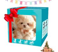 Mon Chiot Robot réaliste, Jouets électroniques interactifs en Peluche, Chien Shaggy Waggy, Jouet pour Chien Qui Marche et aboie, pour Adultes et Enfants D