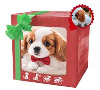 Mon chiot robot réaliste, un jouet interactif intelligent pour chien, doté de fonctions de marche, d'aboiement et de remuement de la queue. Ce jouet en peluche convient aussi bien aux garçons q Brown