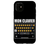 Mon Clavier Meme Clavier simple Pouce levé et Ok Introverti Coque pour iPhone 11
