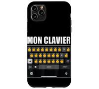 Mon Clavier Meme Clavier simple Pouce levé et Ok Introverti Coque pour iPhone 11 Pro Max