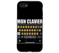 Mon Clavier Meme Clavier simple Pouce levé et Ok Introverti Coque pour iPhone SE (2020) / 7 / 8