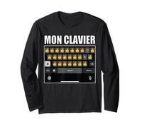Mon Clavier Meme Clavier simple Pouce levé et Ok Introverti Manche Longue