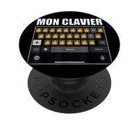 Mon Clavier Meme Clavier simple Pouce levé et Ok Introverti PopSockets PopGrip Adhésif