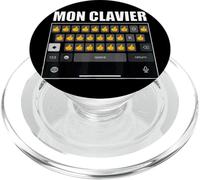 Mon Clavier Meme Clavier simple Pouce levé et Ok Introverti PopSockets PopGrip pour MagSafe