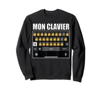 Mon Clavier Meme Clavier simple Pouce levé et Ok Introverti Sweatshirt