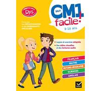 Mon CM1 facile ! adapté aux enfants DYS ou en difficulté d'apprentissage: toutes les matières