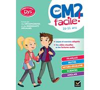 Mon CM2 facile ! adapté aux enfants DYS ou en difficulté d'apprentissage: toutes les matières