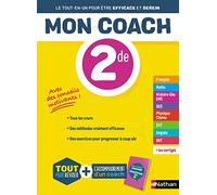 Mon coach 2de - Toutes les matières Seconde 2025-2026 - Mathématiques, Physique-Chimie, SVT, SES, Français, Histoire-Géographie, Anglais