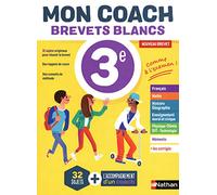 Mon coach Brevets Blancs - 32 sujets dans toutes les matières - 3e