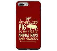 Mon Cochon à Ventre est Mon Animal Spirituel: Siestes et Coque pour iPhone 7 Plus/8 Plus