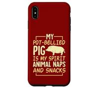 Mon Cochon à Ventre est Mon Animal Spirituel: Siestes et Coque pour iPhone XS Max