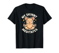 Mon Cochon d'Inde Maigre médite de façon Mignonne et drôle T-Shirt