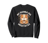 Mon Cochon d'Inde médite sur Le thème Animal Mignon Sweatshirt
