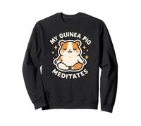 Mon Cochon d'Inde médite sur Le thème des Animaux Mignons Sweatshirt