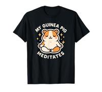 Mon Cochon d'Inde médite sur Le thème des Animaux Mignons T-Shirt
