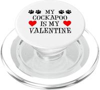 Mon Cockapoo est Le propriétaire de Mon Chien pour la Saint-Valentin PopSockets PopGrip pour MagSafe