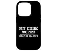 Mon Code Fonctionne ! (I Have No Idea Why) Coque pour iPhone 14 Pro