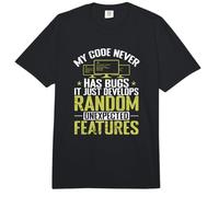 Mon Code n'a jamais de Bugs, il développe Juste Un F aléatoire et inattendu Comfort Colors Adult Heavyweight T-Shirt