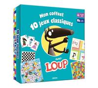 Mon coffret 10 jeux classiques avec loup - Orianne Lallemand - Auzou Éditions - Coffret - Jeux livres objets