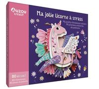 Mon coffret d'artiste - ma jolie licorne a strass planche + strass - Collectif - Auzou Éditions - Coffret - Jeux livres objets