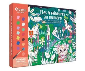 Mon coffret d'artiste - mes 4 peintures au numero - - Paula McGloin - Auzou Philippe Eds - Jeux livres objets