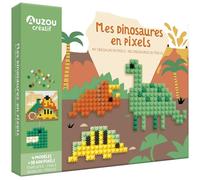 Auzou – Coffret d'artiste – Mon coffret d'artiste - mes créations en pixels - dinosaures