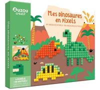 Mon coffret d'artiste - mes creations en pixels dinosaures - - Jessica Das - Auzou Philippe Eds - Jeux livres objets