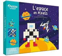 Mon coffret d'artiste - Mes créations en pixels - Espace - - Jessica Das - Auzou Philippe Eds - Jeux livres objets