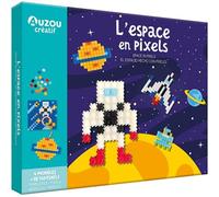 Mon coffret d'artiste - Mes créations en pixels - Espace - - Jessica Das - Auzou Philippe Eds - Jeux livres objets