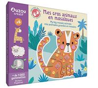 Mon coffret d'artiste - mes gros animaux en mosaiques - Wendy Kendall - Auzou Éditions - Coffret - Document jeunesse