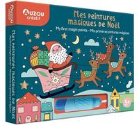 Mon coffret d'artiste - Mes peintures magiques de Noël + 1 pinceau - Alicia Cambridge - Auzou Philippe Eds - Coffret - Jeux livres objets