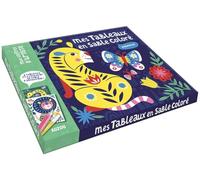 Mon coffret d'artiste - Mes tableaux en sable coloré - Animaux