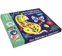 Mon coffret d'artiste - Mes tableaux en sable coloré - Animaux - 8 tableaux et 6 couleurs de sable à découvrir - Emily Balsley - Auzou Philippe Eds - Jeux livres objets