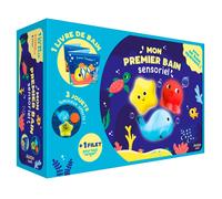 Mon premier livre de bain - mon coffret de bain sensoriel - pour un bain apaisant !
