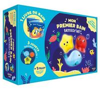 Mon coffret de bain sensoriel - pour un bain apaisant ! - Avec un livre et des jouets sensoriels et lumineux ! Livre bain + 3 jouets - Mel Matthews - Auzou Philippe Eds - Boîte ou accessoire - Jeux li