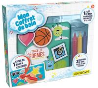 Mon coffret de bain - Trace les formes - Corinne Delporte - Crackboom - Coffret - Jeux livres objets