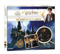 Mon Coffret De Cartes À Gratter Et À Colorier Harry Potter - Avec 7 Cartes À Gratter, 1 Pique En Bois, 4 Marques-Pages, 7 Cartes À Colorier Et 16 Magnets