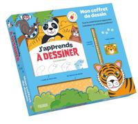 Mon coffret de dessin - J'apprends à dessiner les animaux