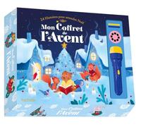 Mon coffret de l'Avent - 24 histoires pour attendre Noël - coffret avec lampe