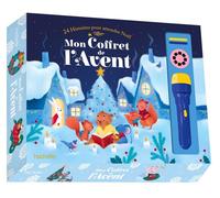 Mon coffret de l'Avent - 24 histoires pour attendre Noël - coffret avec lampe - Juliette Saumande - Hachette Enfants - Coffret - Jeux livres objets