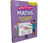 Mon coffret de leçons maths CM1-CM2: 30 cartes mentales