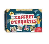 Mon coffret d'enquêtes autour du monde - 20 énigmes à lire et à résoudre + 1 carnet + 1 carte - Emmanuel Trédez - Auzou Éditions - Coffret - Jeux livres objets