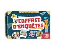 Mon coffret d'enquêtes autour du monde - 20 énigmes à lire et à résoudre + 1 carnet + 1 carte - Emmanuel Trédez - Auzou Éditions - Coffret - Jeux livres objets