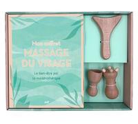 Mon coffret massage du visage - Le bien-être par la madérothérapie Inclus un livre et 3 accessoires de massage en bois - Alycia Rataux - Merci Les Livres - Coffret - Jeux livres objets