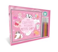 Mon coffret mignon - Petits chats Avec 5 feutres et 15 stickers ! - Collectif Mila - Mila Boutan Eds - Coffret - Jeux livres objets