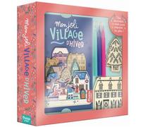 Mon coffret - Mon joli village d'hiver - + 4 objets de decoration + feutres - Paula McGloin - Auzou Philippe Eds - Jeux livres objets