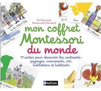 Mon coffret Montessori du monde – 77 cartes pour découvrir les continents – Dès 3 ans
